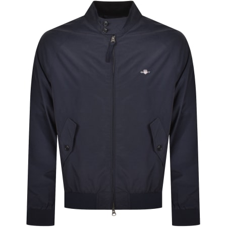 Gant Quilted Windcheater Jacket Evening Blue Size Extra Large